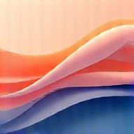 Dynamic wavy lines animated smoothly across a screen, representing GSAP and Framer Motion for scroll-triggered animations.
