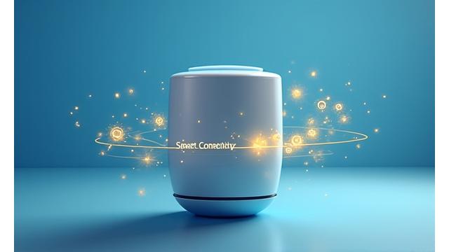 An animated product demonstration for an e-commerce platform, showcasing a product's features with dynamic visual effects and text annotations.