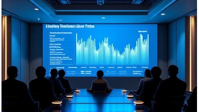 A professional presentation slide featuring dynamic data visualizations and smooth transitions, making complex information digestible.