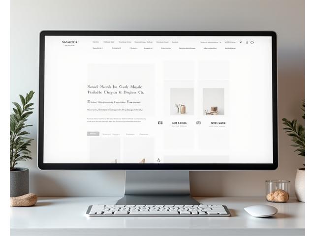 E-commerce website design for a sustainable fashion brand, before and after comparison