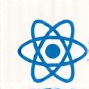 React JS logo representing front-end development